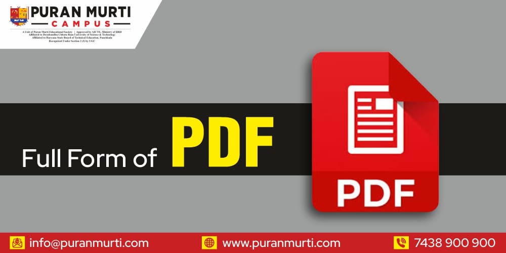 Blog Full Form of PDF