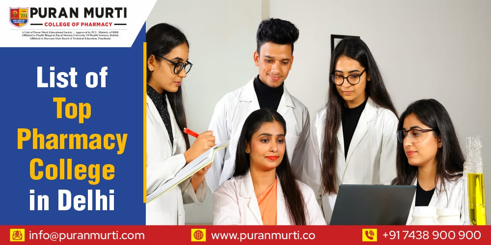 List of top Pharmacy college in delhi