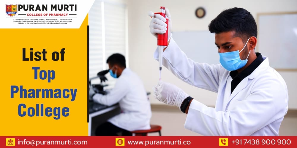 List of top pharmacy College