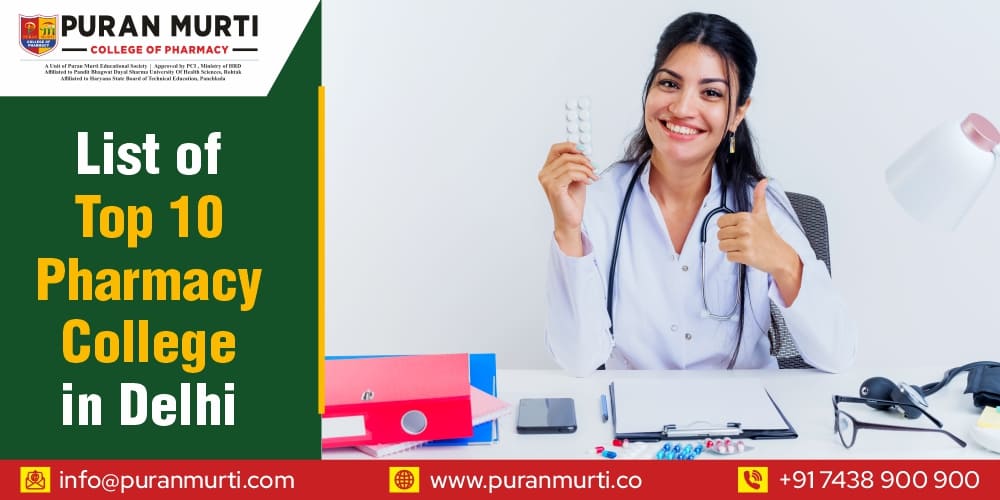 List of top 10 pharmacy college in delhi