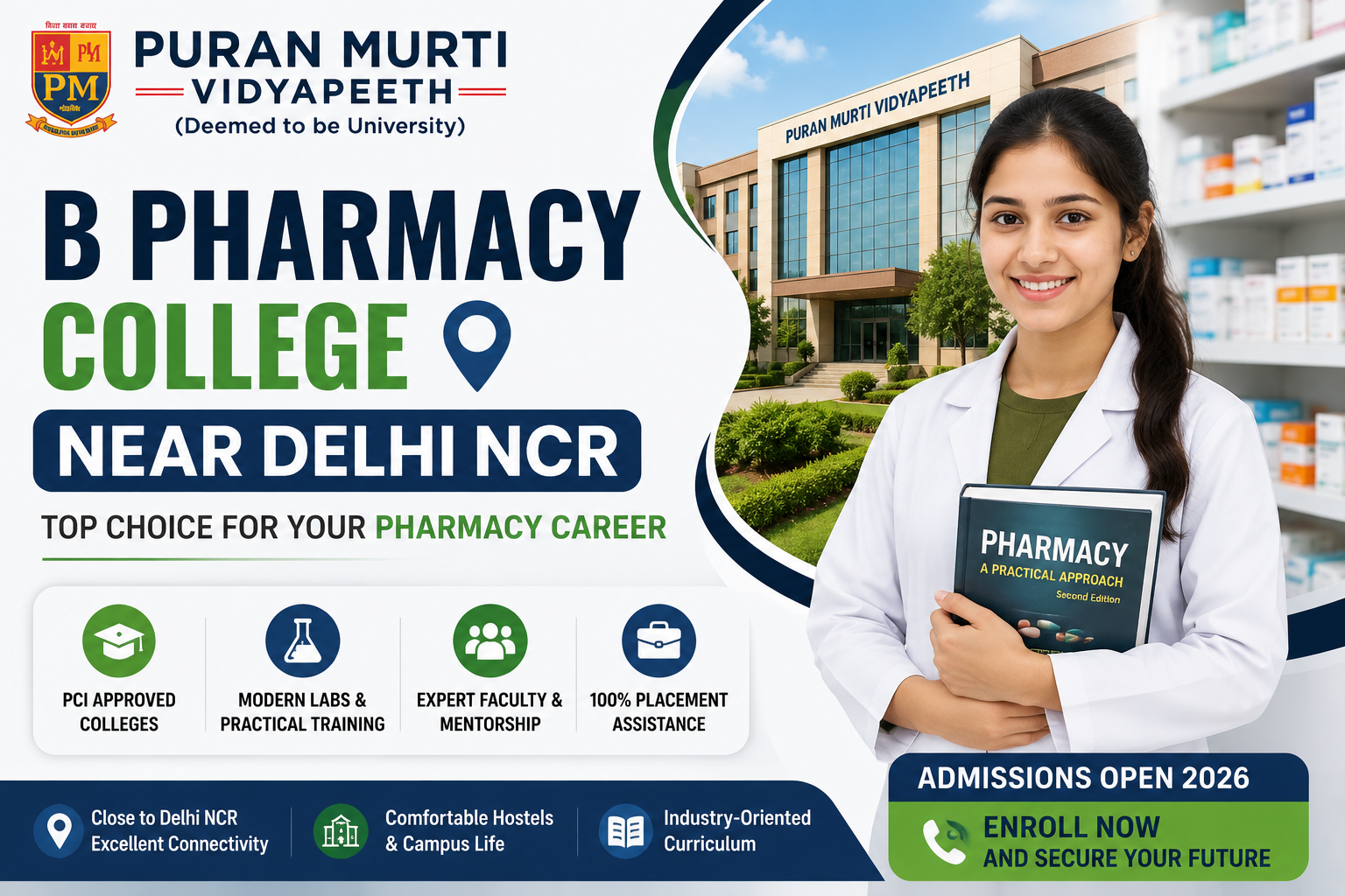 B Pharmacy college near Delhi NCR